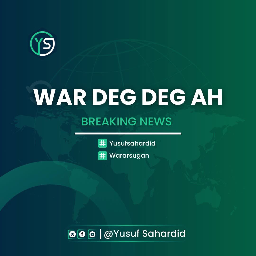 YonisYasin1's tweet photo. #BREAKING_NEW laascaanod
Laas-Caanood: Wefti hordhac u'ah safarka RW Xamse Cabdi Barre ayaa la filayaa inay goor dhow ka soo degaan gegida diyaaradaha magaalada Laasacaanood ee caasimadda dowladda SSC-KH. https://t.co/8IXZcLRceP