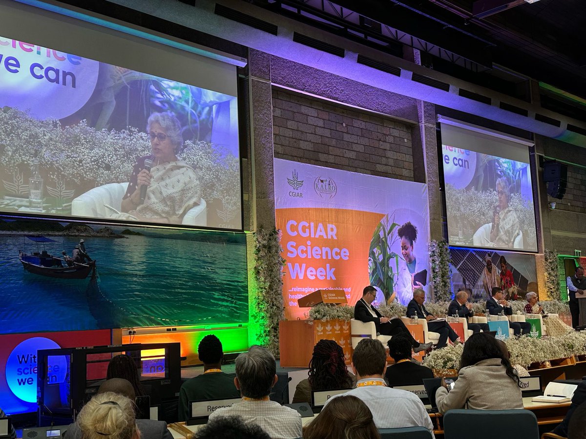 Soumya Swaminathan (@doctorsoumya) on Twitter photo At the plenary #CGIARScienceWeek, I spoke about how <a href="/mssrf/">MSSRF</a> helps farmers become climate resilient: Personalised Digital services at farmer level, system level changes like intercropping & watershed mgt, & policy level inputs. <a href="/icarindia/">Indian Council of Agricultural Research.</a> <a href="/AgriGoI/">Agriculture INDIA</a> <a href="/ChouhanShivraj/">Shivraj Singh Chouhan</a> <a href="/NITIAayog/">NITI Aayog</a> <a href="/CGIAR/">CGIAR</a> At the plenary #CGIARScienceWeek, I spoke about how <a href="/mssrf/">MSSRF</a> helps farmers become climate resilient: Personalised Digital services at farmer level, system level changes like intercropping & watershed mgt, & policy level inputs. <a href="/icarindia/">Indian Council of Agricultural Research.</a> <a href="/AgriGoI/">Agriculture INDIA</a> <a href="/ChouhanShivraj/">Shivraj Singh Chouhan</a> <a href="/NITIAayog/">NITI Aayog</a> <a href="/CGIAR/">CGIAR</a>