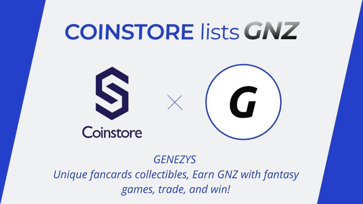 Genezys is a sports-focused social platform that uses blockchain technology to enhance fan engagement and financial support for athletes and clubs.

#GNZ #Coinstore <a href="/GenezysXyz/">Genezys</a> <a href="/CoinstoreExc/">Coinstore</a>