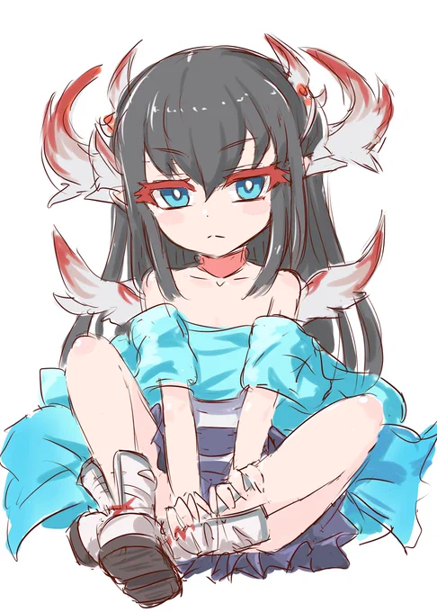 ロリジントニックのラフ絵 