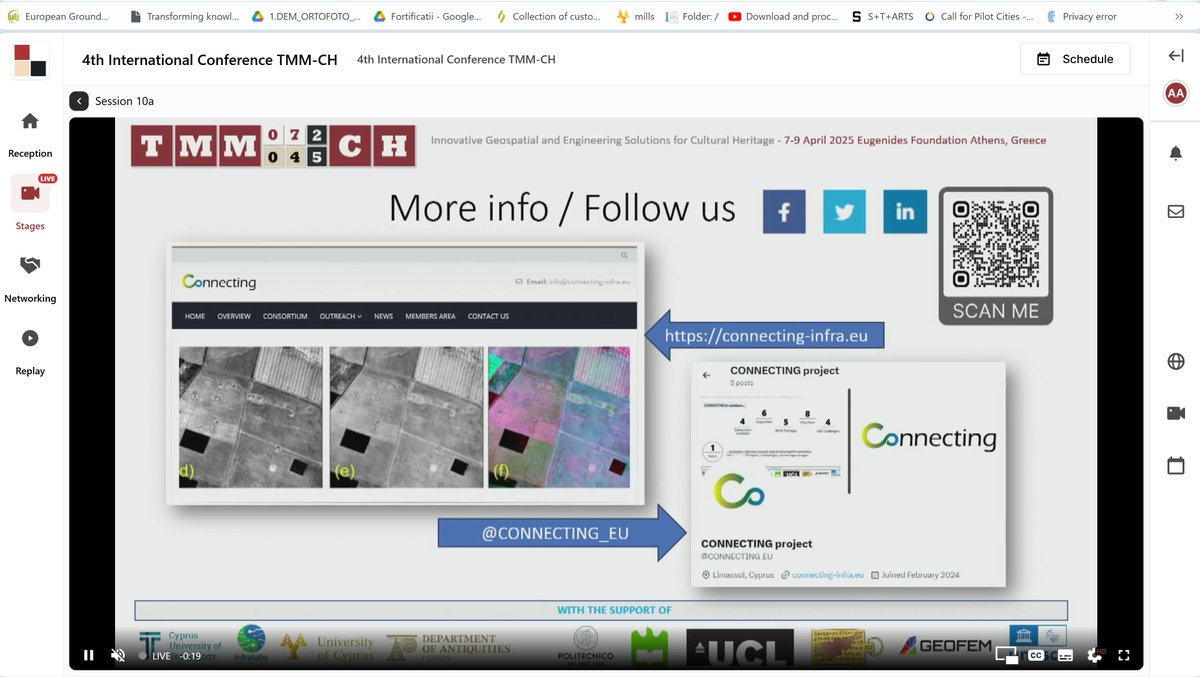 CONNECTING_EU's tweet photo. The CONNECTING Project is featured at the 4th TMM-CH Conference in Athens! 

🛰️ Dr. Athos Agapioy presented “Innovative Geospatial and Engineering Solutions for Cultural Heritage”.
#CONNECTINGproject #CulturalHeritage #Mavrokolymbos #Athens #TMMCH2025 https://t.co/UYAkhZtYPs
