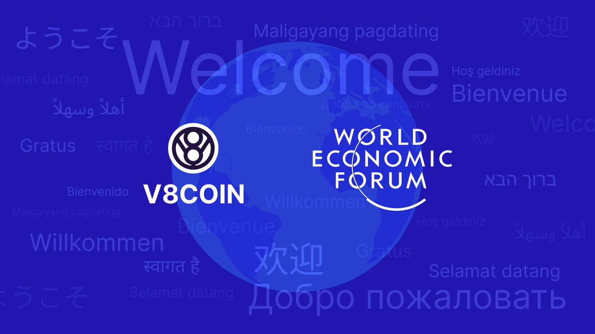V8Coinorg's tweet image. We are excited to announce #V8COIN is now a member of the World Economic Forum @wef. A step forward in collaboration and global impact.