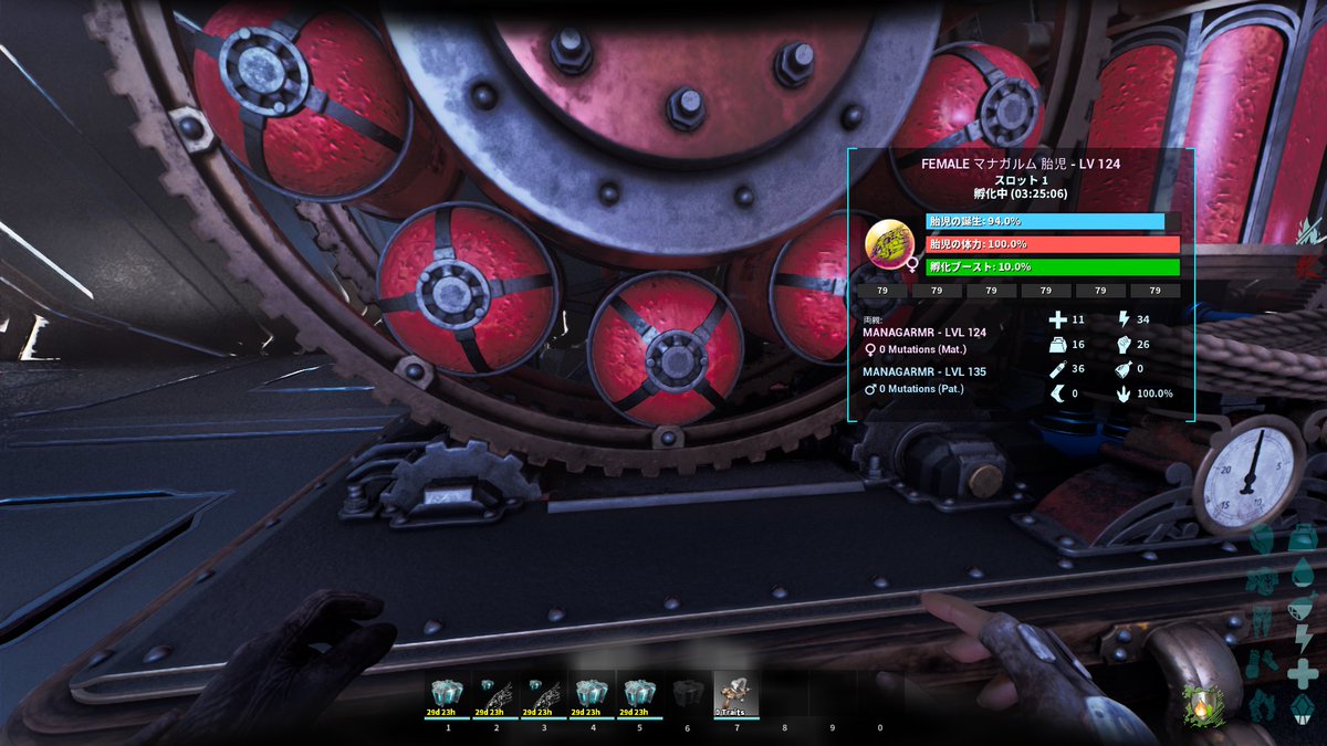 chanyuri117's tweet photo. 変異出しとアストレとかモンハンとかやってたら遅くなっちゃった。
マナ79統一
#ARKSurvivalAscended https://t.co/uEep5n4LH6