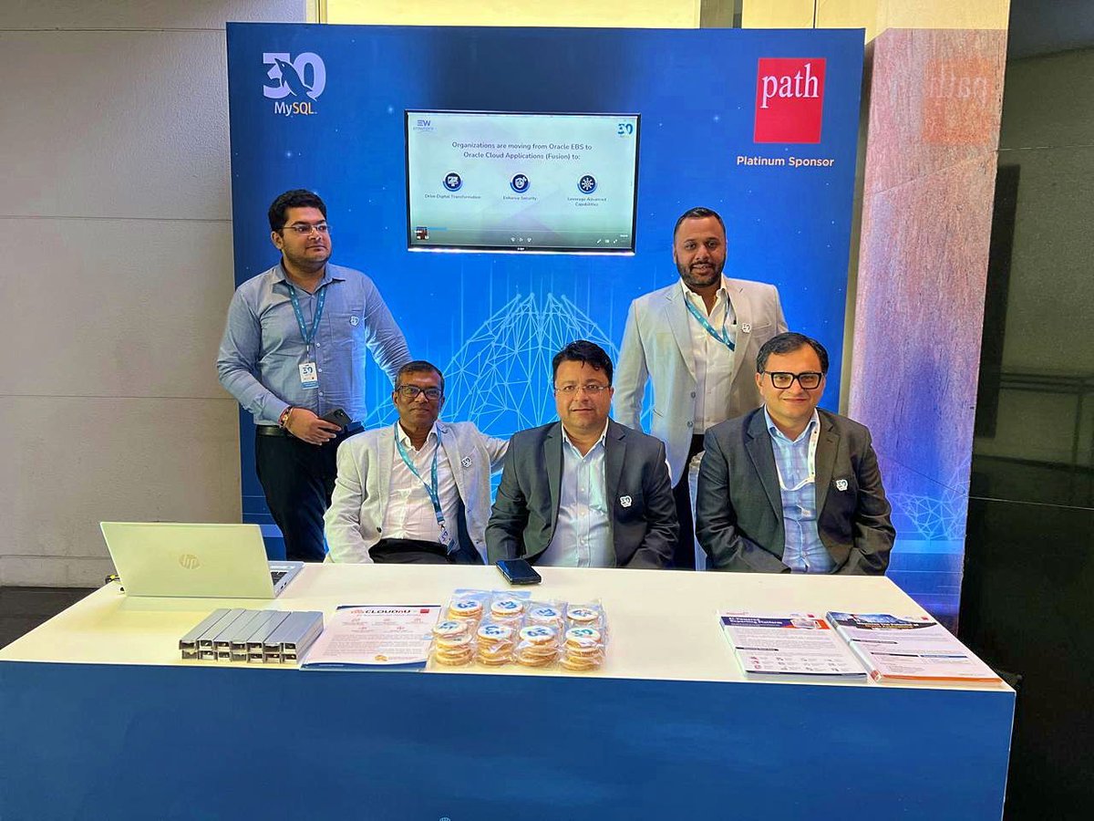 PathInfotechLtd's tweet photo. We’re live at The Grand, New Delhi, celebrating 30 years of Oracle MySQL! The energy’s electric, and innovation’s in the air.

Say hi if you’re around. More updates coming soon! 

#PathInfotech #MySQL #CloudInnovation #EnterpriseSolutions #Oracle https://t.co/rXViN1XKbg