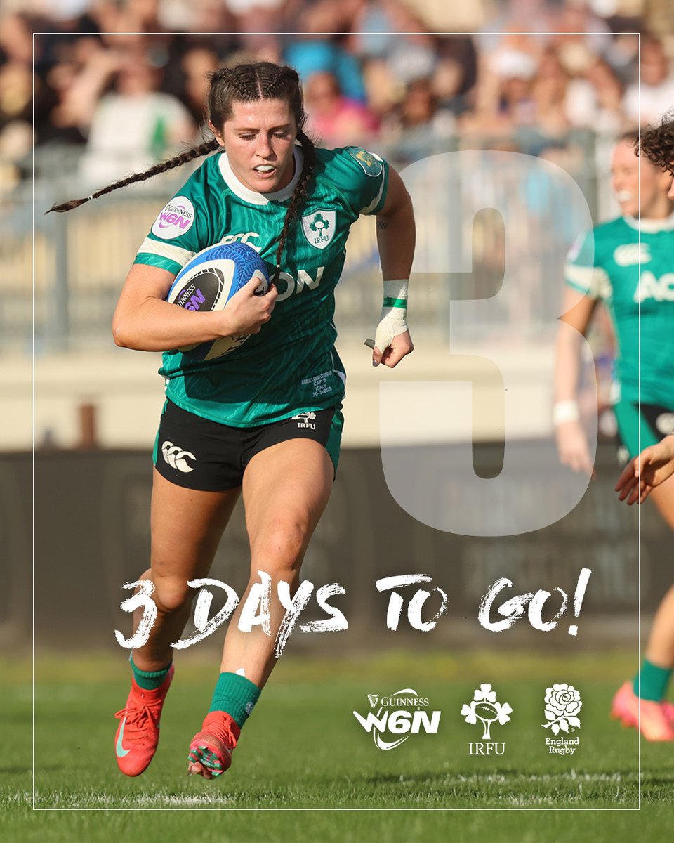 Munster Rugby (@munsterrugby) on Twitter photo 3๏ธโฃ Days To Go Until Ireland Meet The Red Roses In Virgin Media Park ๐ช
Get your tickets today at the link below โคต๏ธ
ticketmaster.ie/guinness-womenโฆ
#SUAF โ๏ธ #IREvENG | <a href="/Womens6Nations/">Guinness Women's Six Nations</a> <a href="/IrishRugby/">Irish Rugby</a> 3๏ธโฃ Days To Go Until Ireland Meet The Red Roses In Virgin Media Park ๐ช
Get your tickets today at the link below โคต๏ธ
ticketmaster.ie/guinness-womenโฆ
#SUAF โ๏ธ #IREvENG | <a href="/Womens6Nations/">Guinness Women's Six Nations</a> <a href="/IrishRugby/">Irish Rugby</a>