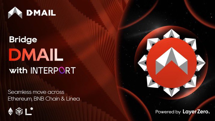 witty_4422's tweet photo. 1/ 📩 @Dmailofficial just went multichain with @InterportFi!
You can now bridge $DMAIL seamlessly across Ethereum, BNB, and Linea, powered by @layerzero_core’s #OFT (Omnichain Fungible Token) protocol.
Let’s break it down.
#Dmail #Interport #LayerZero #DMAIL #Web3 #Airdrops https://t.co/i0noAiOwvF
