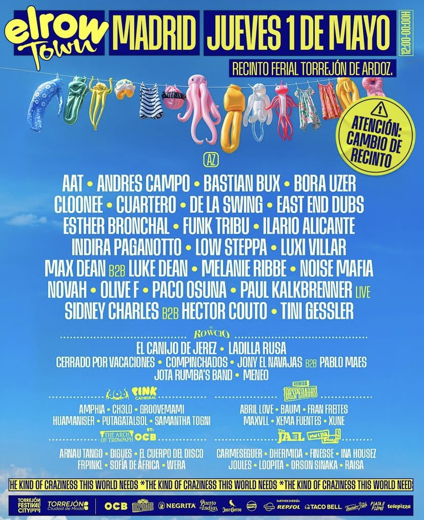 Vendo entrada El Row a precio de salida 
📥📥📥📥 #Madrid #entradarowtown