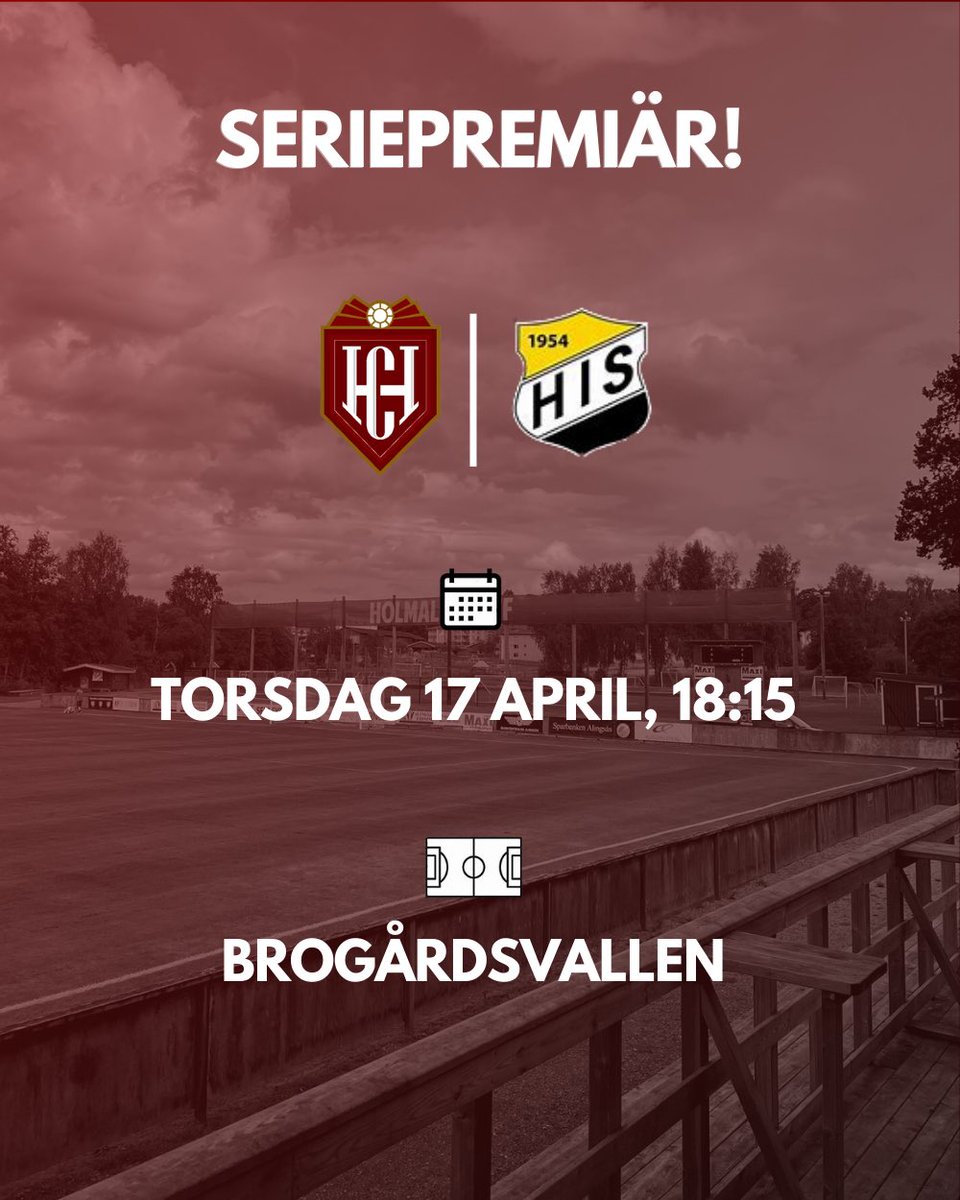 hcffalingsas's tweet photo. 🔴⚫️⚪️ | Seriepremiären närmar sig med stormsteg! Imorgon är det en vecka kvar. Vi ses väl på Brogårdsvallen? ⚽️ https://t.co/2grl2C3ABj