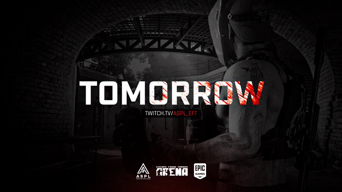 LegaEvents's tweet photo. Epic Games Arena Showcase 🚨

TOMORROW

7PM BST / 2PM EST

Be there. 

https://t.co/4Kh9q6D6gR

#TarkovArena #EpicGamesShowcase https://t.co/juDWg2Gb4W