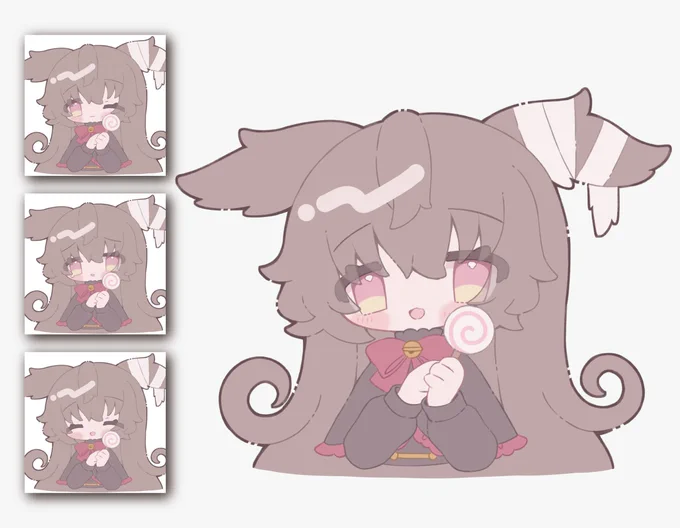 ちみちみSkebまた開きました!表情差分三つと中に顔パーツが分かれているPSDファイルをつけるので顔のパーツを自由に変えることができます!Skeb→ #Skeb #Commission 