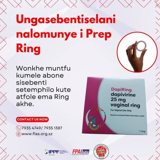 Kute I PrEP Ring ikuvikele ngalokuphelele ku HIV, yenta siciniseko sekutsi I ring yakho uyitsatsa kutisebenti tetemphilo. Ungasebentiselani nalomunye!
#PrEPYourselfForAnHIVFreeGeneration
#ChoosePrEP
#Temndeni
