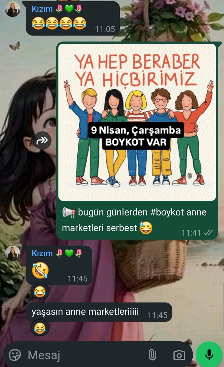 📢Bugün günlerden #boykot anne marketleri serbest 😅