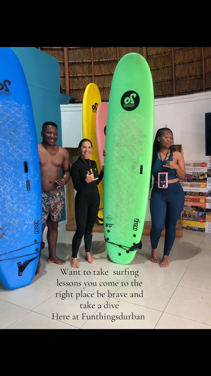 FunDurban25270's tweet photo. Want to take  surfing lessons you come to the right place be brave and take a dive 

Here at Funthingsdurban https://t.co/elHZ7RDbiE