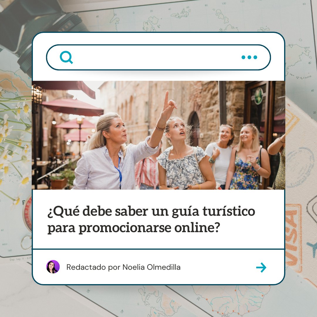 💡Recomendaciones para #GuíasTurísticos ☂️

🙋🏻‍♀️Nuestra compañera Noelia nos plantea algunas recomendaciones sencillas para ayudar a los guías turísticos a mejorar su presencia online 🚀

🗞️Leer artículo: asiri.es/guia-turistico…