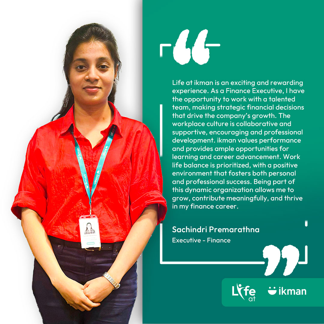 Ikman_lk's tweet photo. Sachindri, our dedicated Finance Executive, thrives in ikman’s collaborative culture that values learning, performance, and work-life balance. 💼✨

Her journey reflects personal and professional growth, and she continues to make a meaningful impact every step of the way. https://t.co/c9rPLrljbe