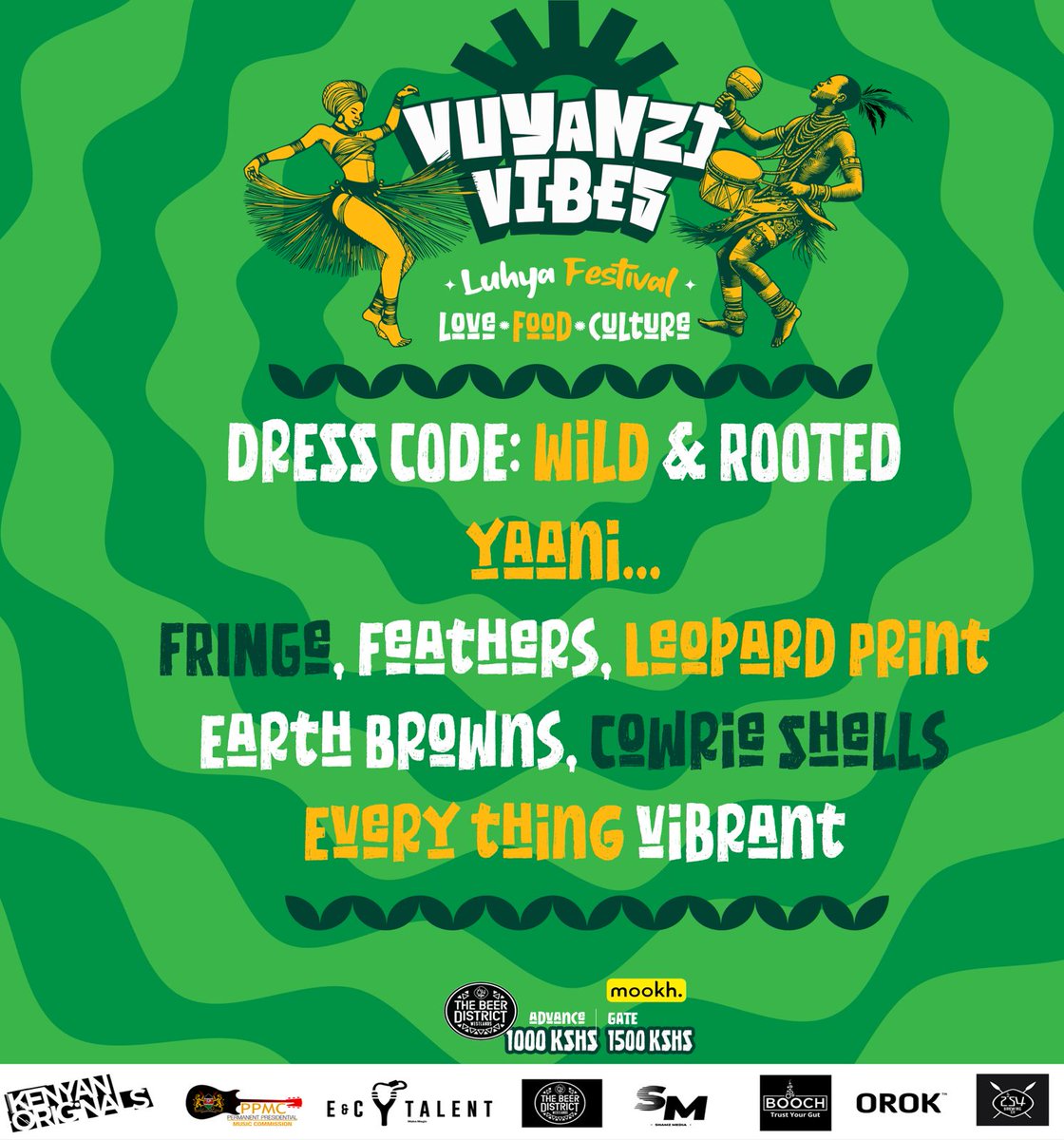 Vuyanzivibes's tweet image. Vuyanzi Vibes Festival is calling your wild and rooted self!
Yaani… it’s fringe, feathers, leopard print, earth browns, cowrie shells – EVERYTHING vibrant!
Come for the love, food, and culture &amp;amp; stay for the vibe.
Pull up and show out in your boldest drip!

#VuyanziVibes