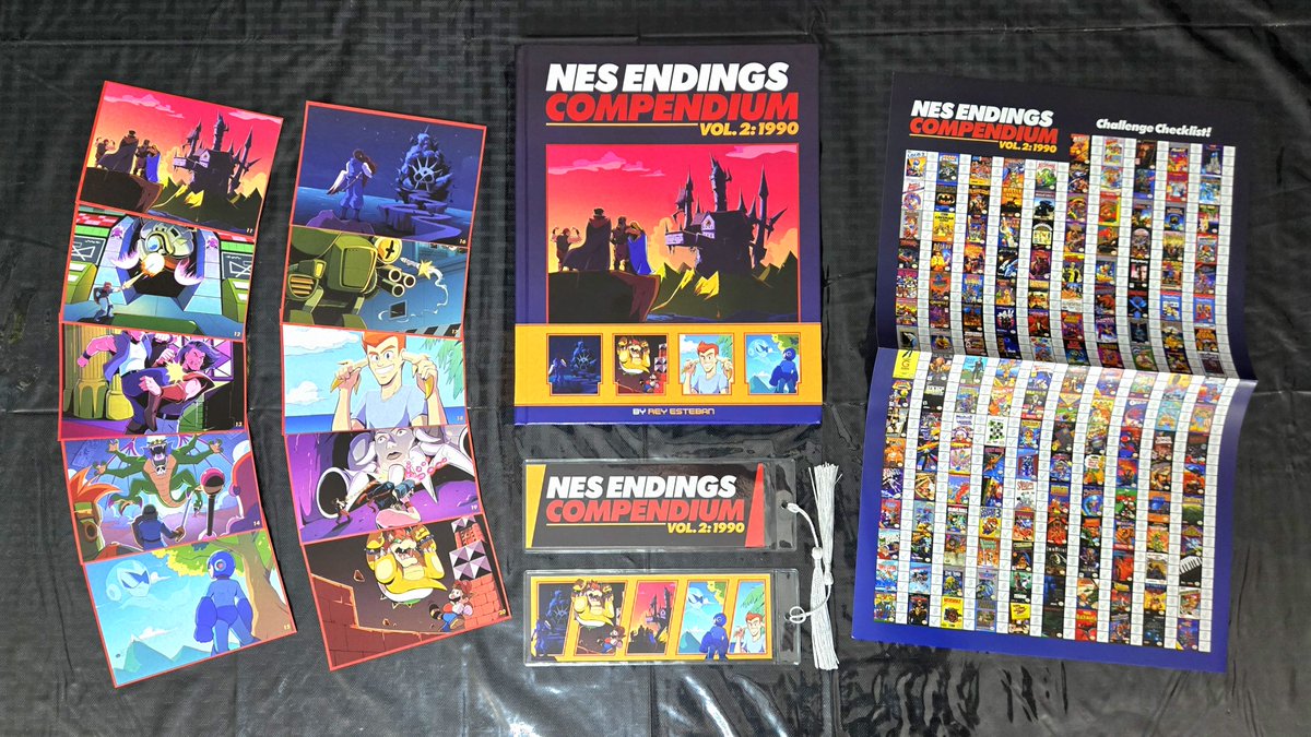 SilvaRymes's tweet image. It was a super idea to get &apos;NES Endings Compendium: Volume 2&apos; by @VGMuseum1 (art by @LetItMelo!) published by @NintendoForce/@lucasmthomas! This couldn&apos;t have been handled better, or in any other way, with just how much has been stuffed into this pretty much perfect package! 🕹️💗