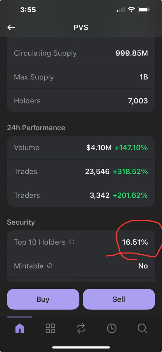 <a href="/Darky1k/">Darky</a> This is why your favorite KOL ain’t talking about $PVS. They were not gifted millions to dump on your head.