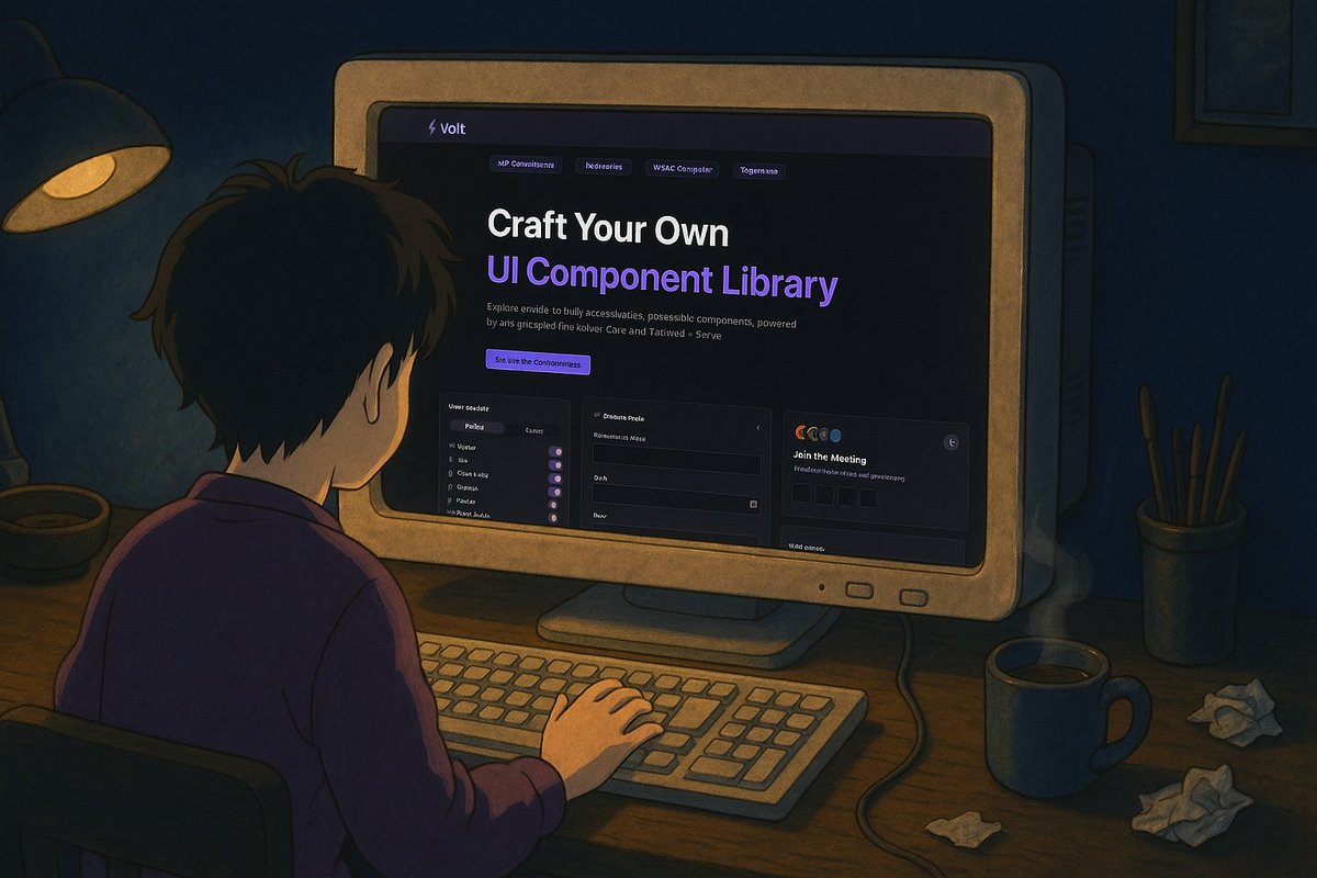 So, what is Volt UI exactly?

youtube.com/watch?v=tiS7ic…