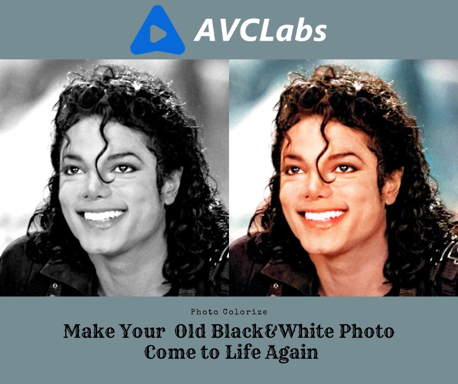 AVCLabsofficial's tweet image. 😆Want to bring your black &amp;amp; white memories to life? ✨ 
😍 You can Transform your cherished pictures into vibrant masterpieces  in just one click using AVCLabs Photopro AI ! 🌈
Transform yours and share it with us!😍
avclabs.com/photopro-ai.ht…
#colorize  #AVCLabs #MichaelJackson