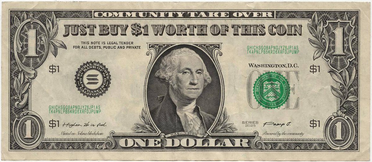 ZiherDavid's tweet photo. @BitcoinFear No fear at @1DollarSol cult https://t.co/XVXHRyV4HI