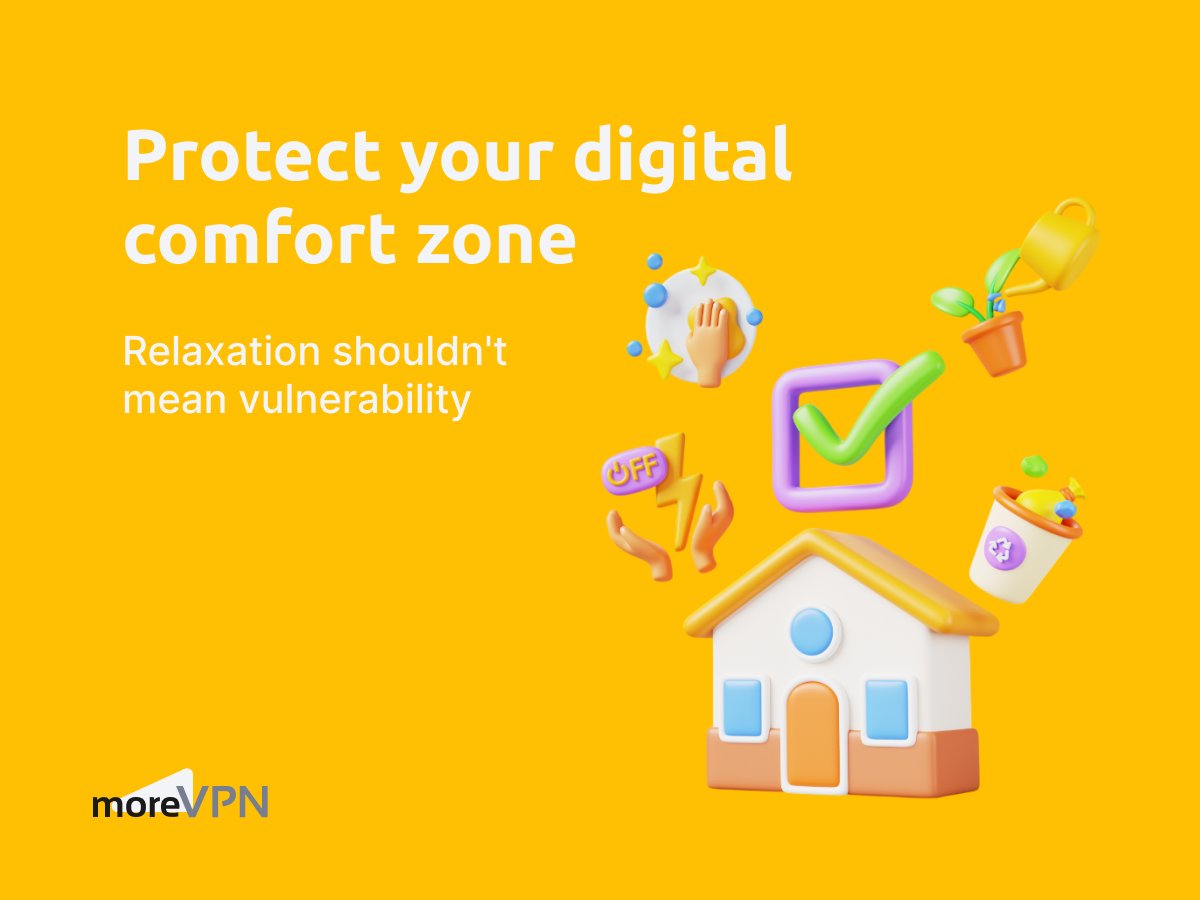 more_VPN's tweet photo. 🏠 #Home Sweet... Hack?

Relaxing at home doesn't mean you're safe online. In 2024, phishing attacks surged by 26% . Even smart TVs aren't spared — 1.3M+ #Android #TV boxes hacked .​

🔐 Stay protected with #MoreVPN's top-tier encryption. Your home's digital shield. https://t.co/YEhs4lcU26