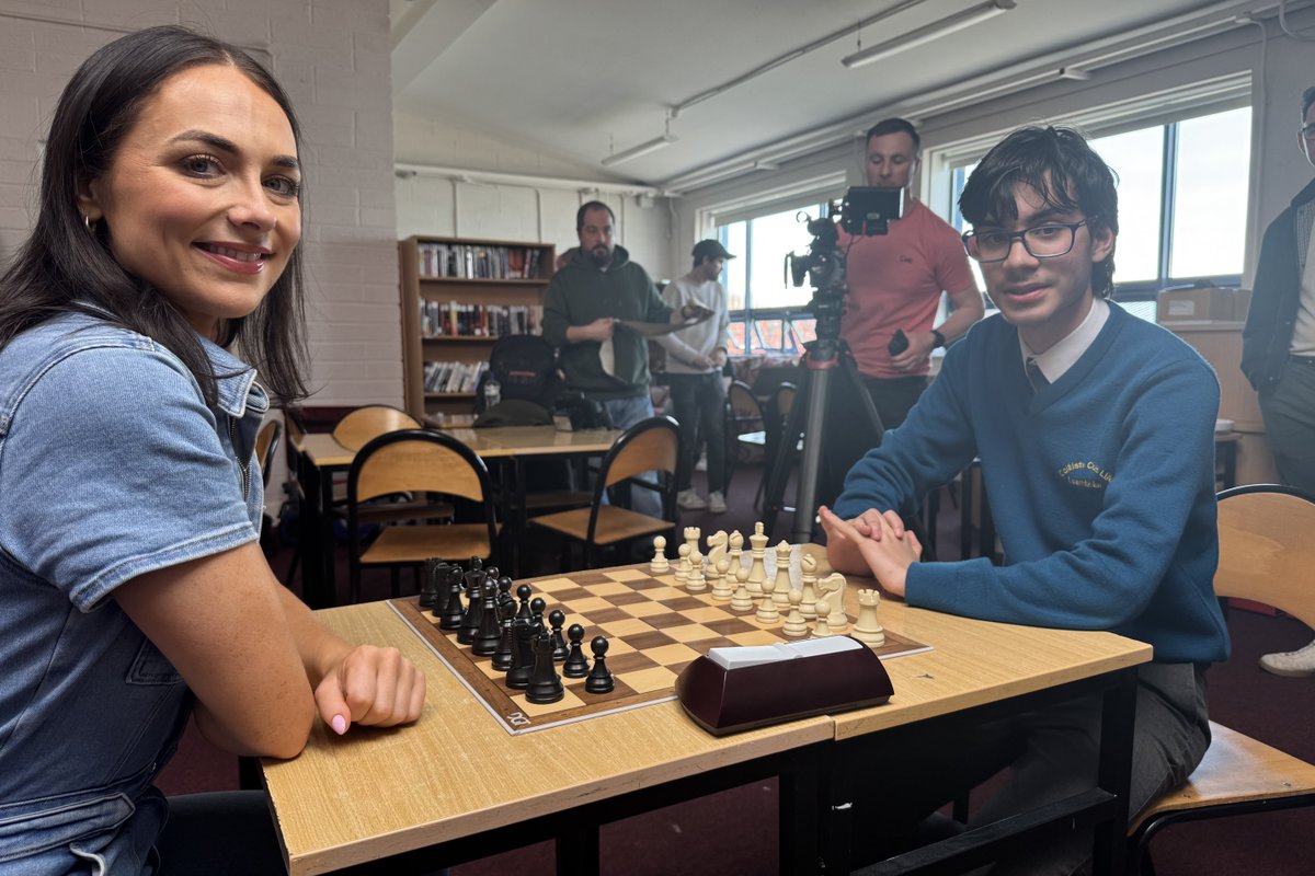 ETBI (@etbireland) on Twitter photo The (Dancing) Queen's Gambit: Lá iontach i mbun scannánaíochta i Leamhcán le Sam agus Kayleigh. Ar aghaidh linn go Inis Oirr! A great day filming in Lucan with Sam and Kayleigh. Next stop Inis Oirr!
@Dublin and Dún Laoghaire ETB <a href="/ddletb/">Dublin & Dún Laoghaire ETB</a> @Kayleightrappe <a href="/ktrappe/">Kayleigh Trappe</a> @Coláiste Cois The (Dancing) Queen's Gambit: Lá iontach i mbun scannánaíochta i Leamhcán le Sam agus Kayleigh. Ar aghaidh linn go Inis Oirr! A great day filming in Lucan with Sam and Kayleigh. Next stop Inis Oirr!
@Dublin and Dún Laoghaire ETB <a href="/ddletb/">Dublin & Dún Laoghaire ETB</a> @Kayleightrappe <a href="/ktrappe/">Kayleigh Trappe</a> @Coláiste Cois