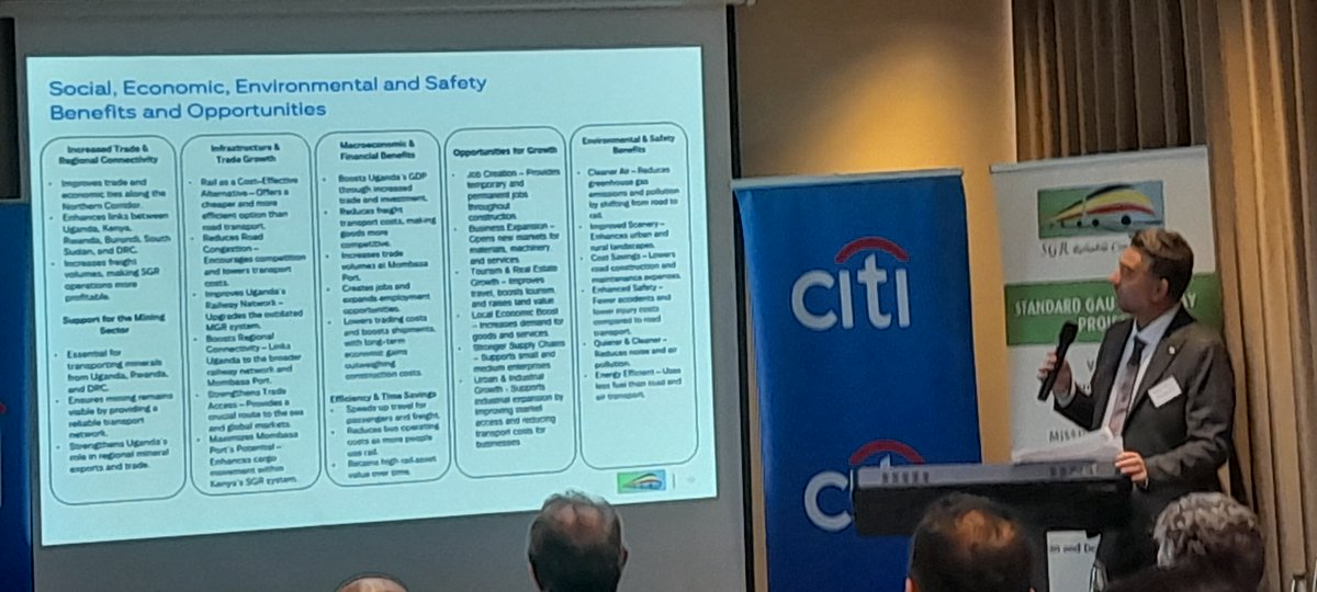 SGR_Uganda's tweet photo. #SGRProgress Uganda continues its discussions with a host of financiers for the SGR Project today at the Sheraton Hotel. Uganda's ministry of Finance is leading while Citibank is the lead arranger. https://t.co/nZ56XW9d1H