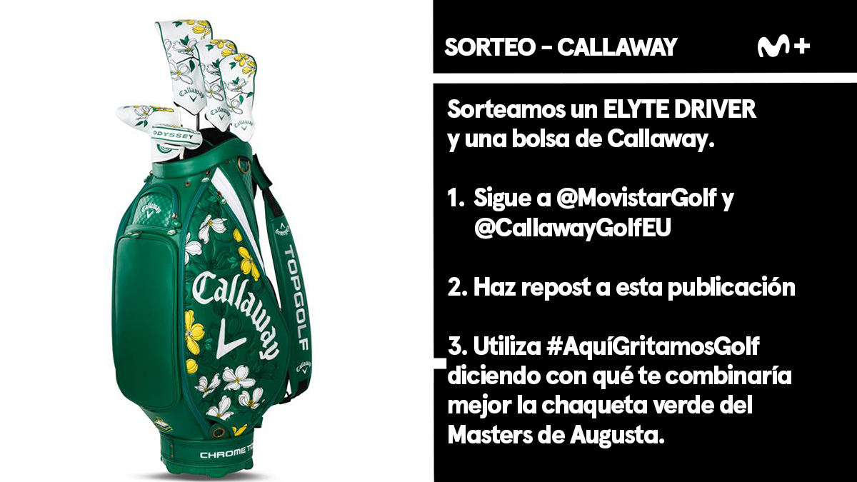 🎁Gana un ELYTE DRIVER y una bolsa Callaway.

¿Cómo participar? ¡Así!

👉Haz repost
👉Sigue a <a href="/CallawayGolfEU/">Callaway Golf Europe</a> y <a href="/MovistarGolf/">Golf en Movistar Plus+</a>
👉Utiliza #AquíGritamosGolf diciendo con qué te combina mejor la chaqueta verde del Masters de Augusta. Solo respuestas incorrectas 😉