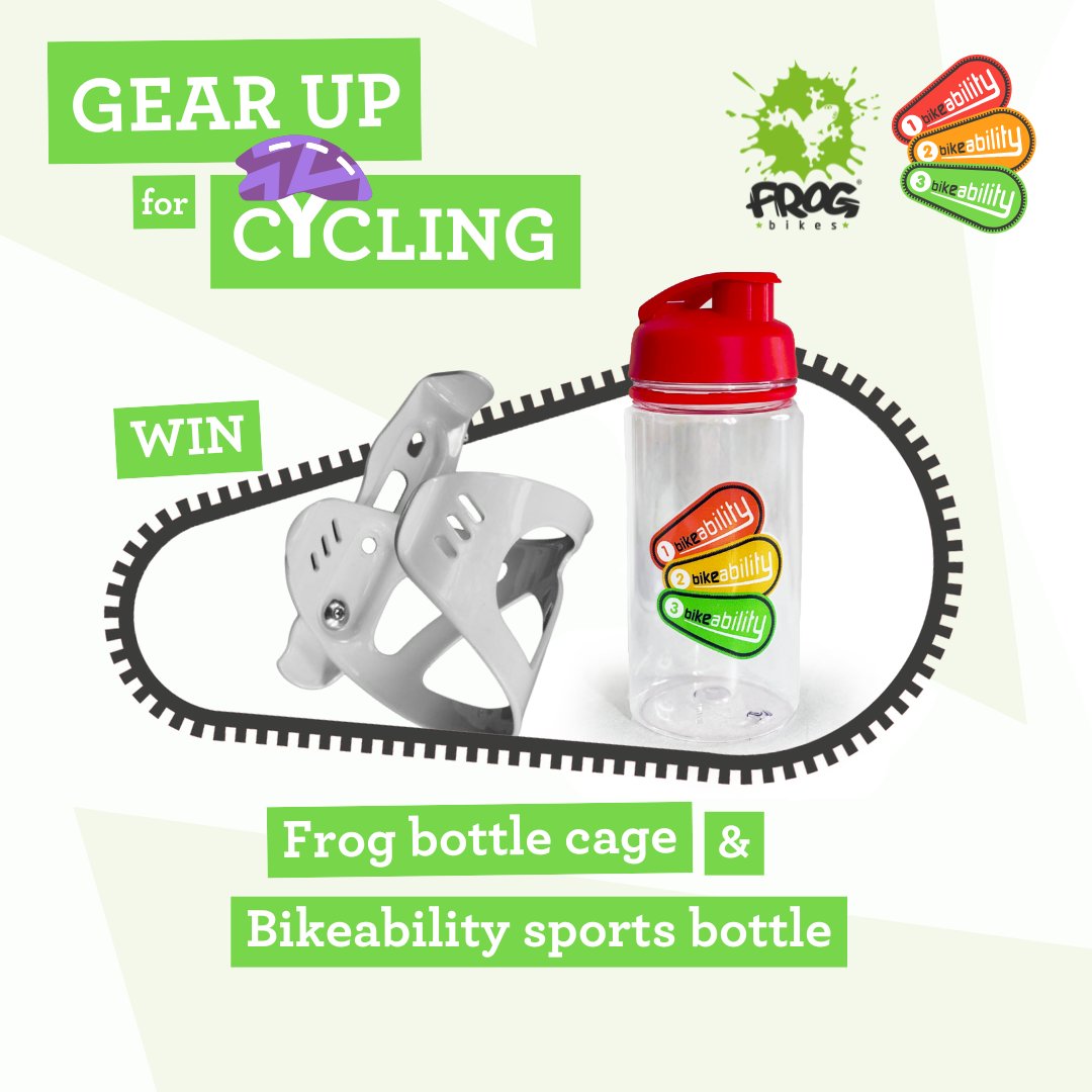 🌟WIN🌟Gear up for cycling – Stay hydrated!💧Enter to win a #Bikeability water bottle &amp; #FrogBikes bottle cage🚴‍♂️💦

✅ Like &amp; repost
✅ Follow <a href="/BikeabilityUK/">Bikeability</a> + @FrogBikes
✅ Comment💧emoji

Closes 20 April. T&amp;Cs: ow.ly/ii6u50Vnvjp

#Win #Competition #Giveaway #WinaBike
