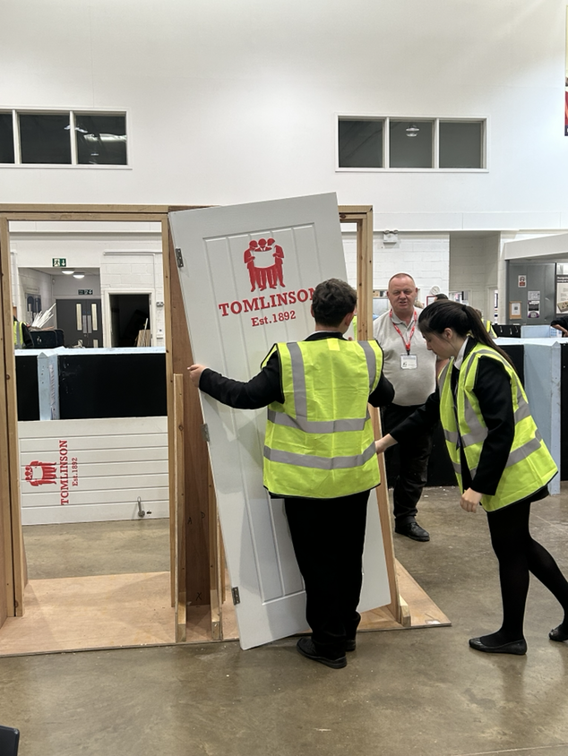Last week was a blast at the Construction Careers Event! 🎉 Over 120 students got hands-on with door hanging, concrete cutting, and more. Huge thanks to our partners and others for making it a success! 👷‍♂️🔨 #FutureBuilders #ConstructionCareers