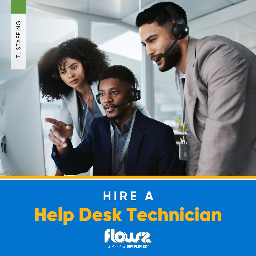 flowzstaffing's tweet image. Keep your business running smoothly with expert Help Desk support! 🛠️ From troubleshooting to tech guidance, we're here when you need us. 💬 Start your 30-day free trial—Call 213-286-2804 today! #FlowzPro #TechSupportExperts #HelpDeskSolutions