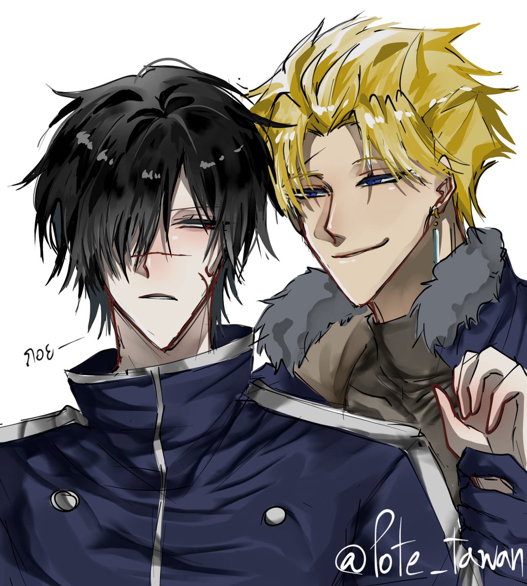 Pote_tawan's tweet photo. Don't touch me 
#stingue
#stingeucliffe 
#roguecheney
#sting #rogue https://t.co/IcVQ6SHdZT