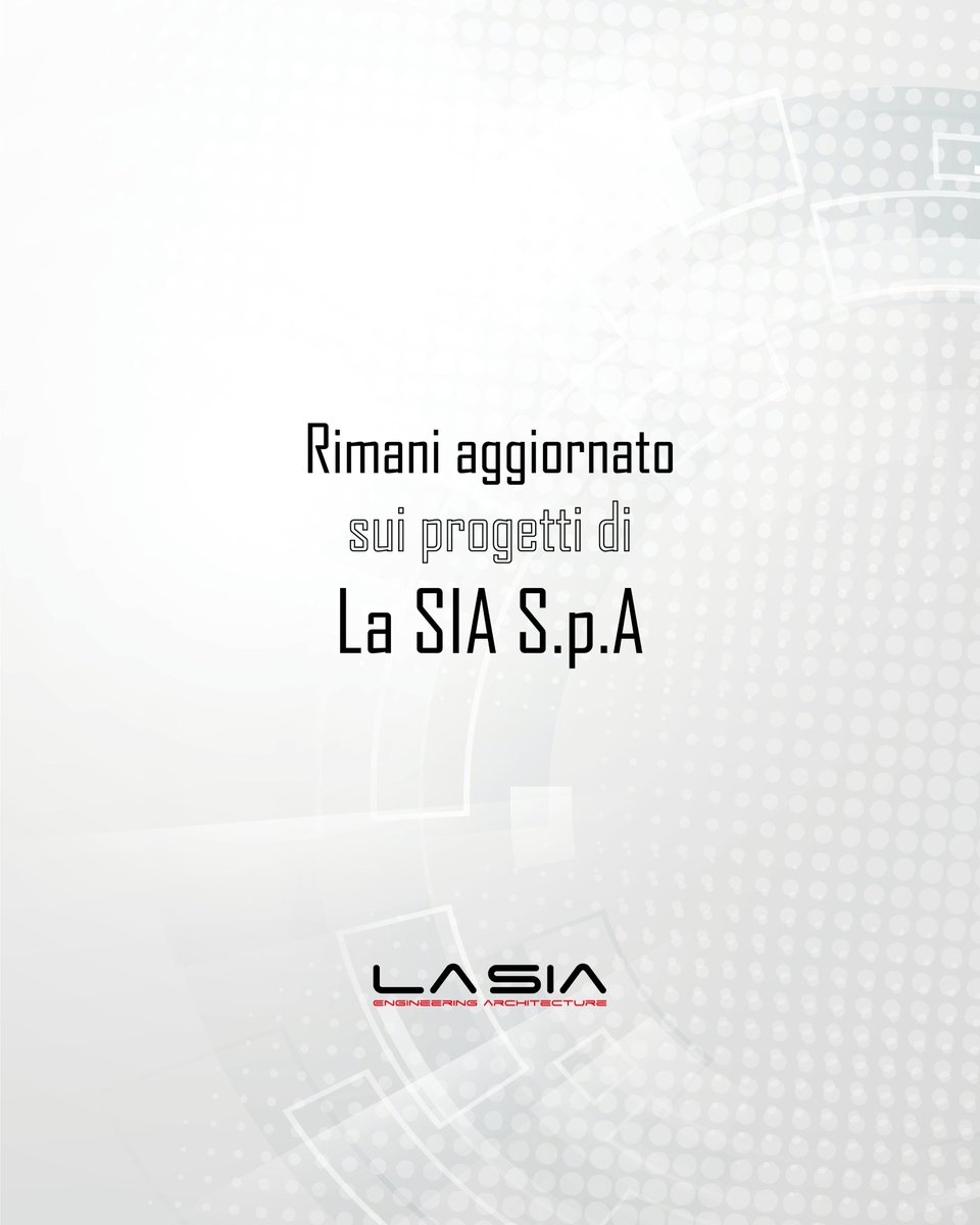 LaSia_engineer's tweet photo. 📢 Se vuoi scoprire di più sulle attività di La SIA, visita il nostro sito visitando il link qui sotto! 👇

🔗 https://t.co/87pYYFwOTf https://t.co/YdDHctMcsK