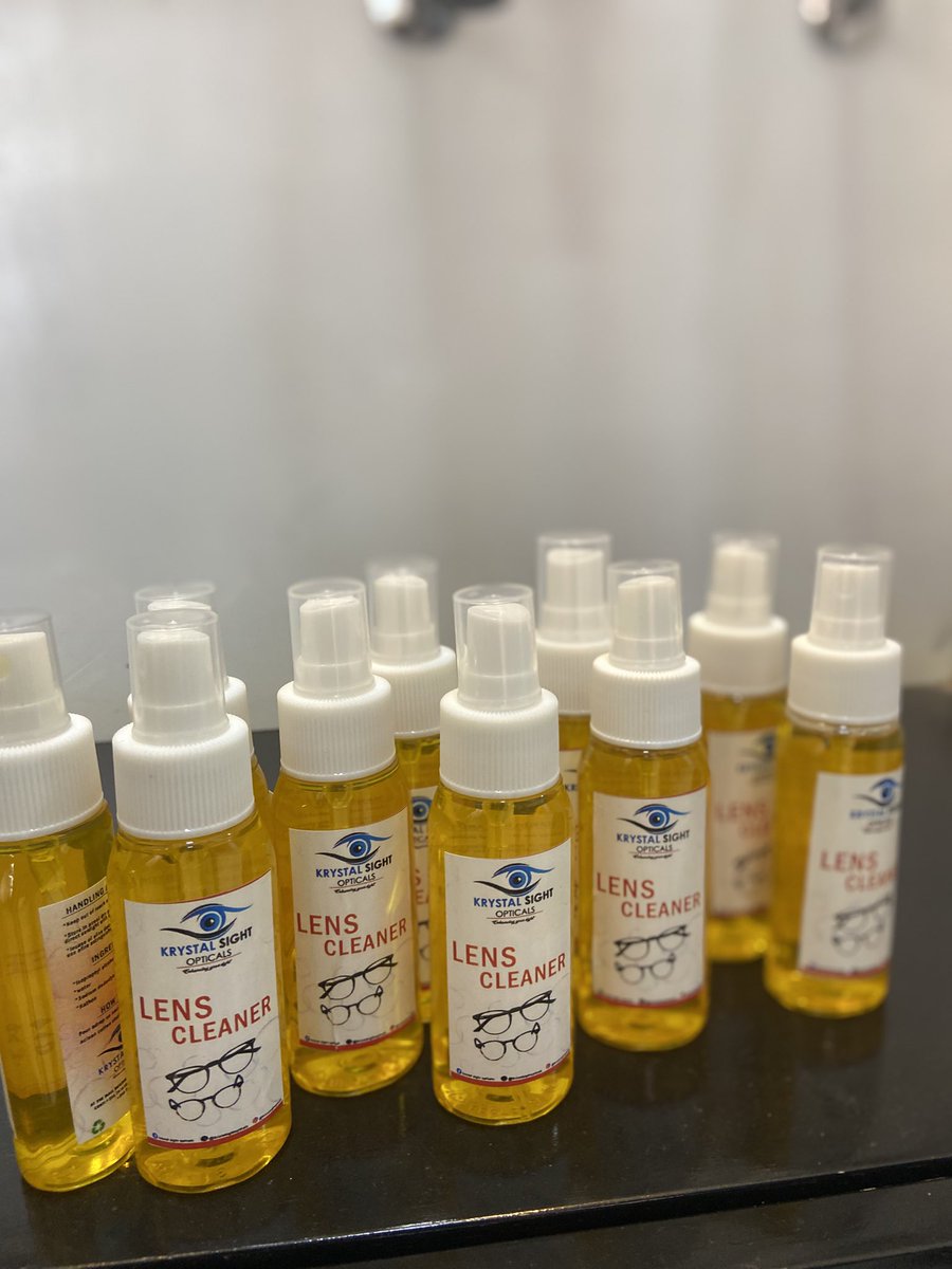 KrystalsightOpt's tweet photo. What do you use when cleaning your lenses ?
Order for your lense cleaner today .
Call/ whatapp : 0751618817 , 0751228005
#KrystasightOpticals
#Enhancingyoursight https://t.co/yUluraHzlA
