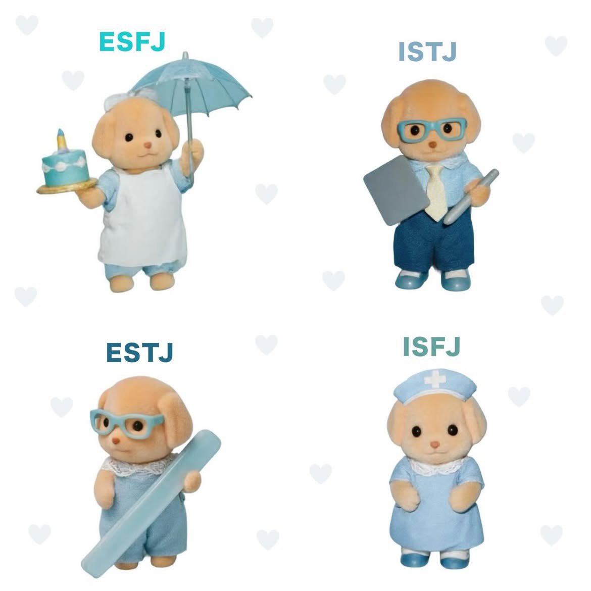 シルバニアのMBTIかわゆ