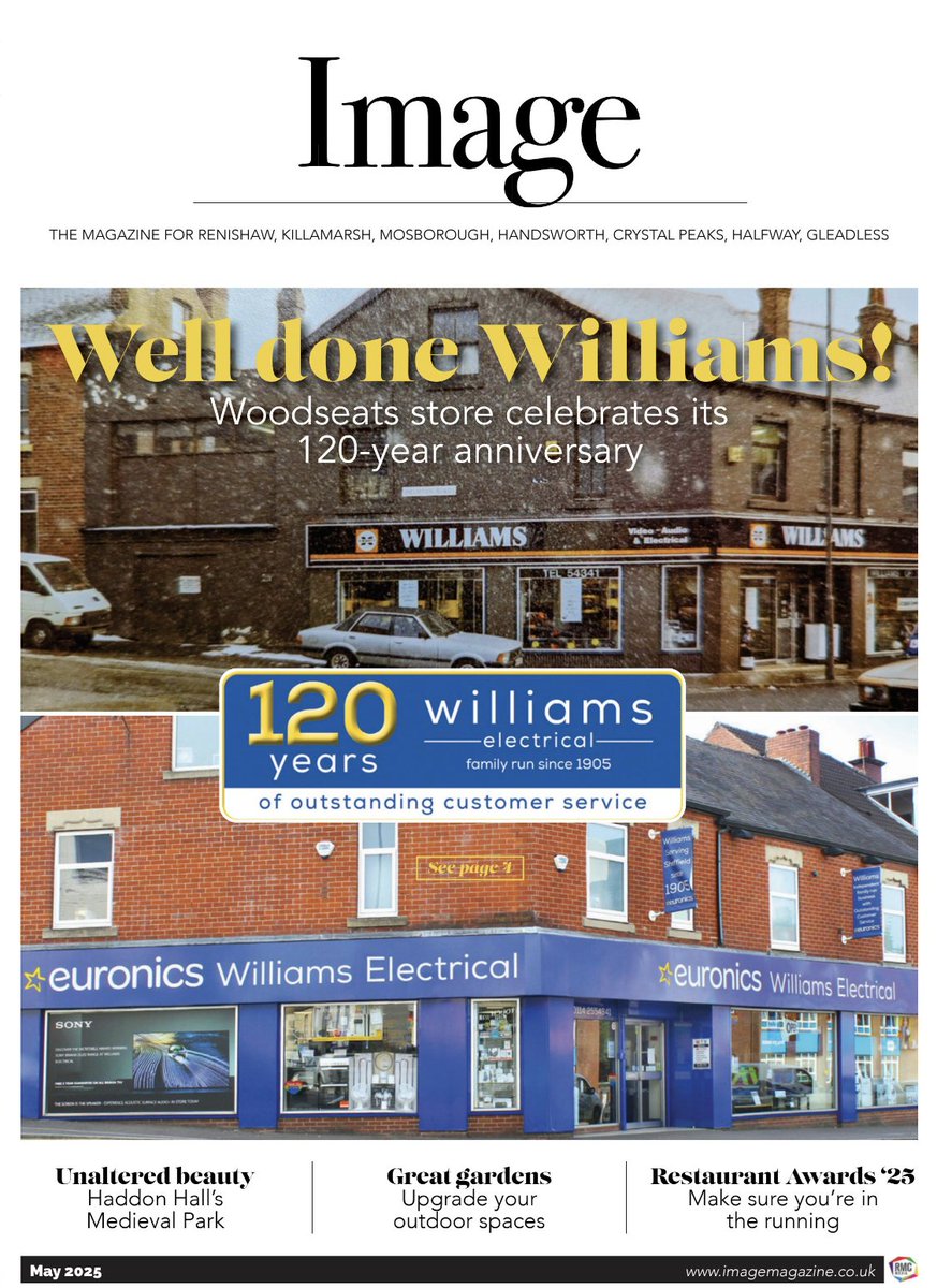 May 2025 issue of Image Magazine is out NOW 🎉
Well done Williams... Woodseats store celebrates its 120-year anniversary, unaltered beauty, great gardens, Restaurant Awards '25
Read now👇
rmcmedia.co.uk/magazines/imag…