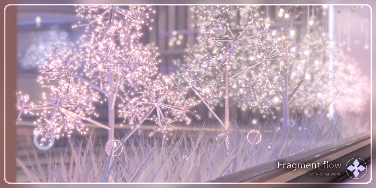 irua_kitsune's tweet photo. [Fragment flow - For VRChat World] 

時にはのんびり、時には誰かを招待して一緒にいる空間 美しい光と調和した快適な空間で、みんなと一緒に休む空間を作りました✨
Boothに出品されています！

https://t.co/t2R8Or79LR
#Irua_Atelier https://t.co/SAI1S8MF4R