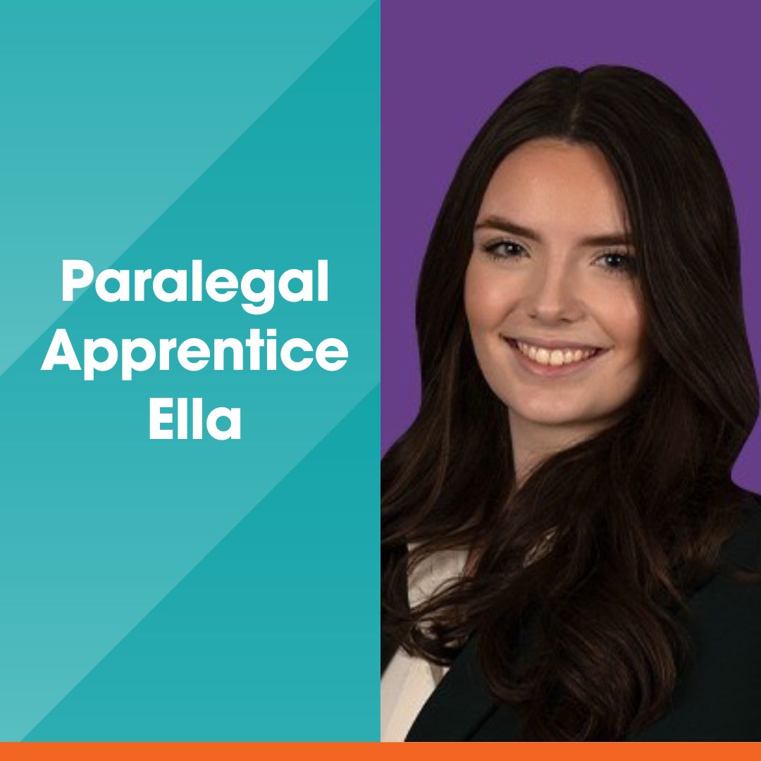 Our apprenticeships are all about creating impact. 

Paralegal apprentice, Ella told us: "The apprenticeship has significantly improved my ability to draft legal documents and understand the laws which govern the way I work."

Well done Ella!

#apprenticeships