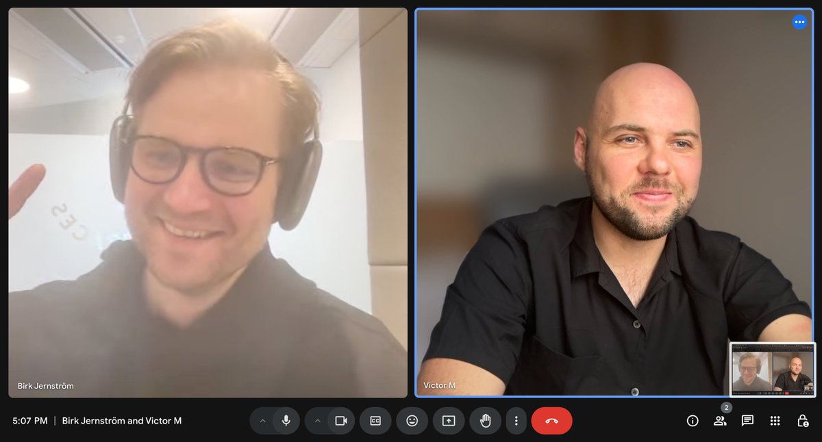 Just had a call with the amazing <a href="/birk/">Birk Jernström</a> who is shaping the future of SAAS payments with <a href="/polar_sh/">Polar</a> 
I've been implementing Polar for the new product i'm going to launch soon, and honestly, imho they are the best and most developer-friendly Merchant of Record solution on the market.