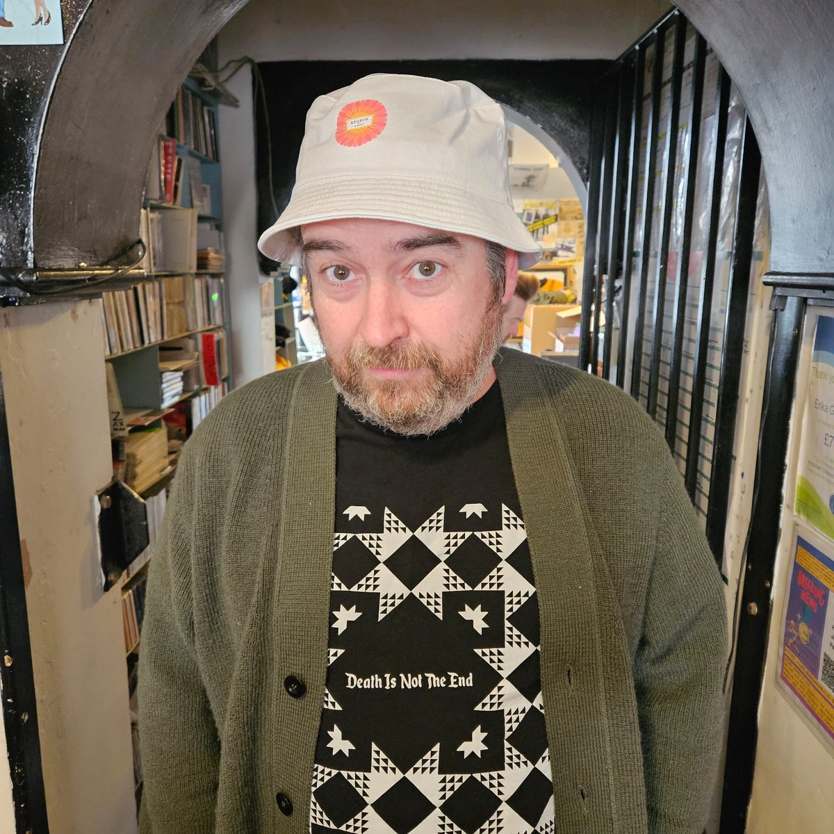 If you're first in the <a href="/RSDUK/">Record Store Day UK</a> queue on Saturday, you could be the new owner of this <a href="/miravalwines/">Miraval</a> bucket hat, modelled by authentic Mancunian, Matthew Scott. 🌟