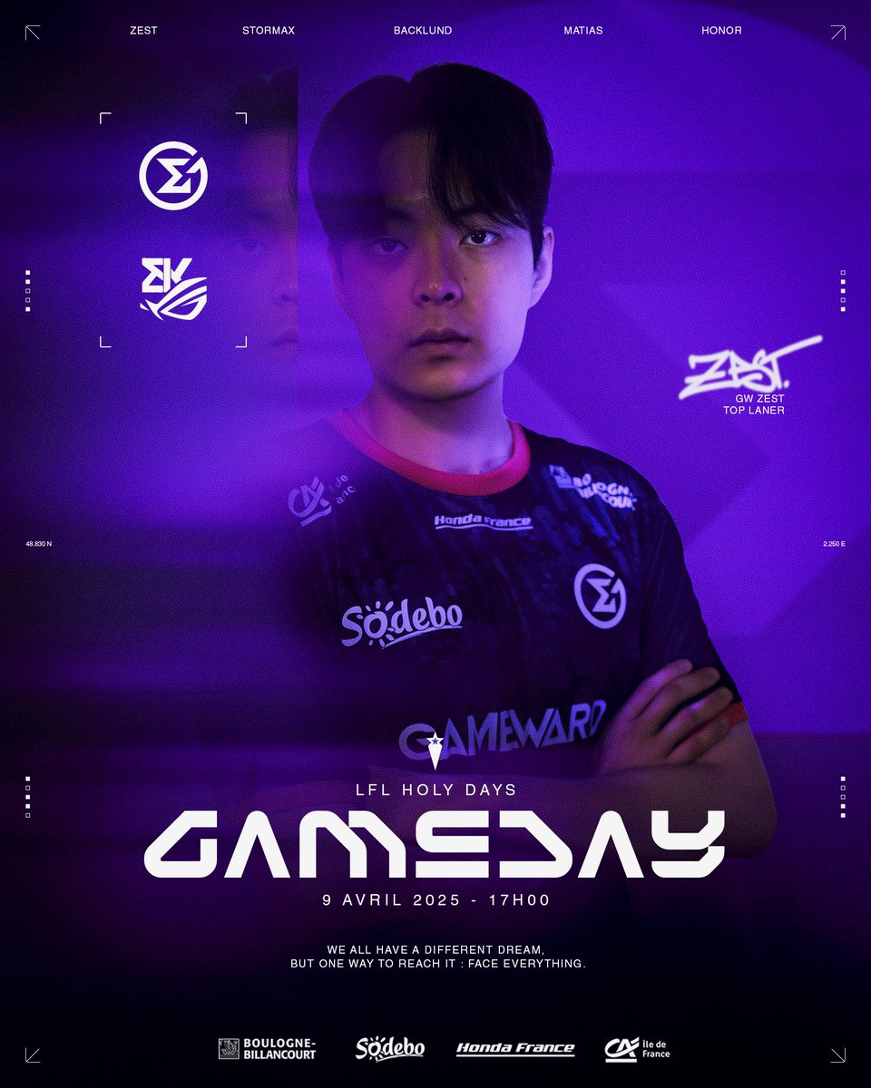 𝐎𝐍 𝐉𝐎𝐔𝐄 𝐒𝐔𝐑 𝐒𝐂𝐄𝐍𝐄 💜

Reprise de la saison de <a href="/LFLOfficiel/">LFLxDIV2</a>  contre <a href="/ASUS_BK_ROG/">BK ROG Esports</a> 🙌🏻

⏰  17:00
📺  twitch.tv/otplol_

On a hâte de vous voir 🔥

#GWWIN #FaceEverything