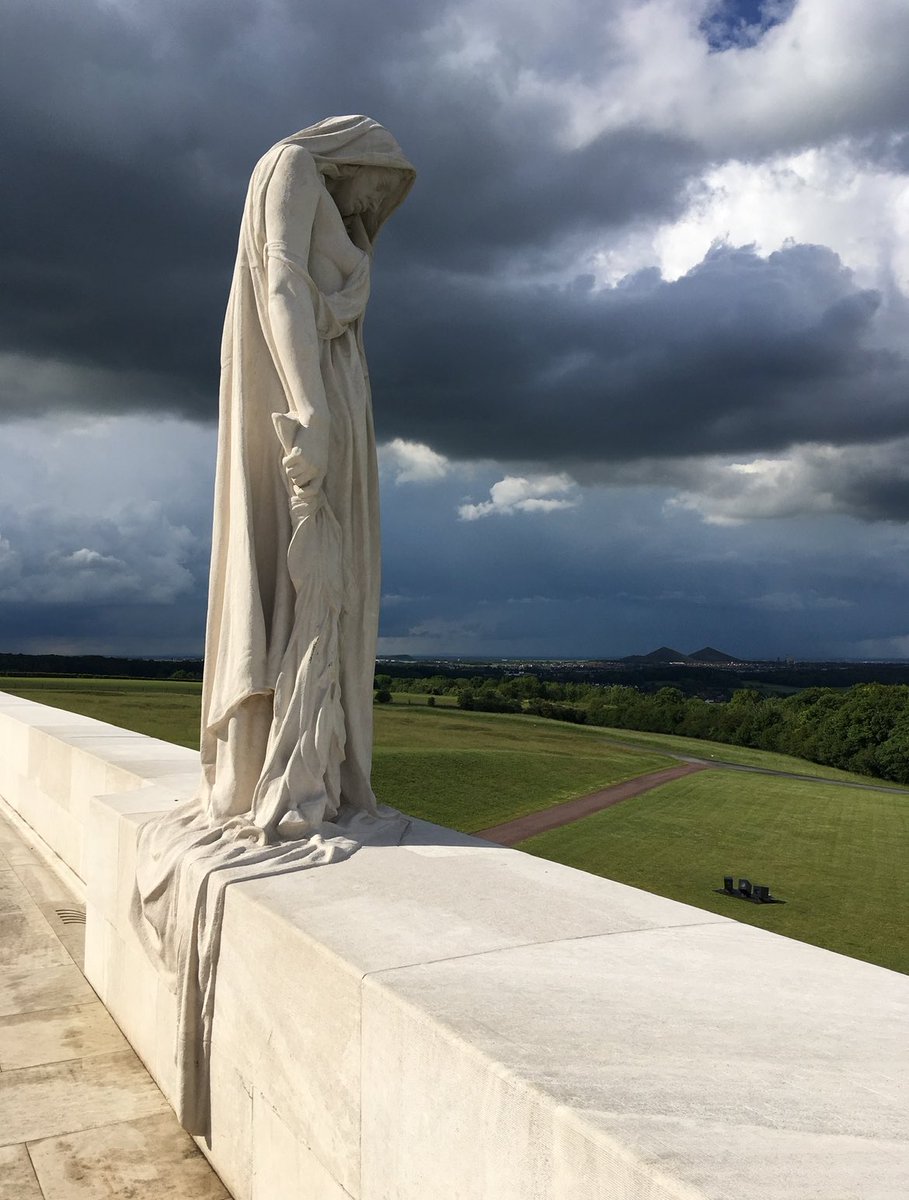 TrenchTrotter's tweet photo. I have over 350 pics of Canadas memorial at Vimy. Hard to choose some for today marking the 108th anniversary of the Canadian Corps epic battle. Just a few capturing pride and grief. https://t.co/6FaELwmVf4