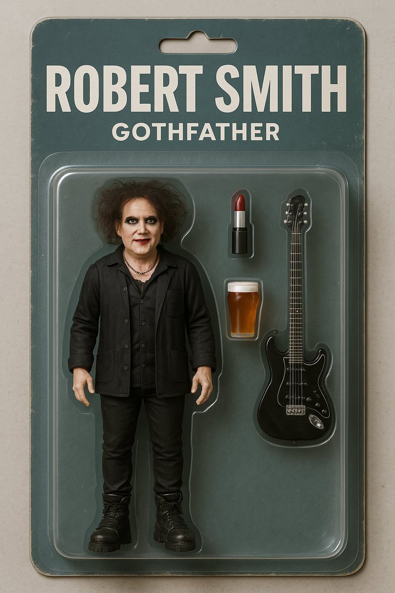 Robert Smith action figure 😁
#robertsmith #thecure #IA