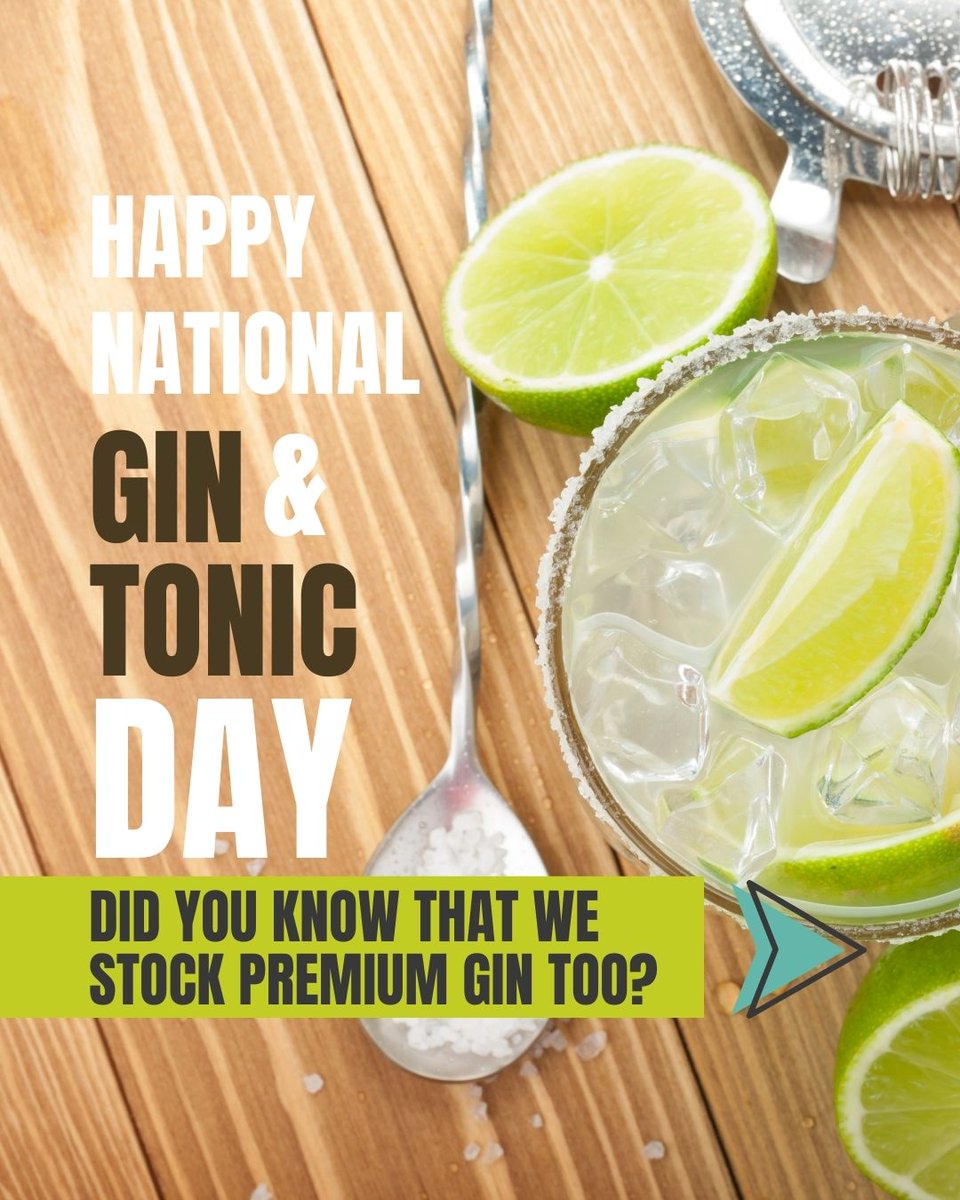 JamesFoxDublin's tweet photo. It’s National Gin & Tonic Day! ✨ 

Yes, we sell gin too! Celebrate in style with our premium selection of world-class gins, perfect for the ultimate G&T experience. Whether you're a fan of citrusy, floral, or bold botanicals, we've got the perfect pour waiting for you. 🍋🍸 

Pop in-store or explore our collection online and discover your new favourite gin at James J. Fox Dublin.

https://t.co/N1EeGReRvT

#NationalGinAndTonicDay #JamesJFoxDublin #GinLovers #PremiumGin #GandTGoals #CraftedForYou #IrishRetail #GinOClock #DublinSpirits #FoxFavourites #DrinkInStyle