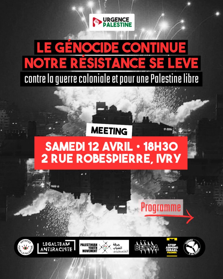 Urgence Palestine tweet media