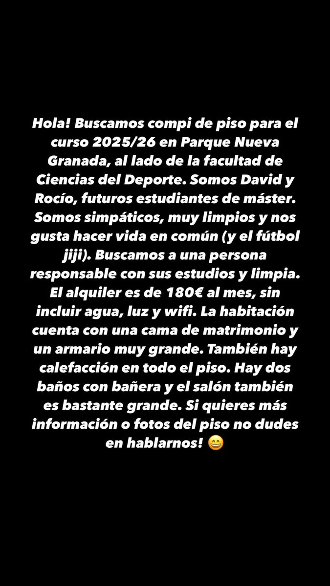 #pisoestudiantes #Granada #compidepiso