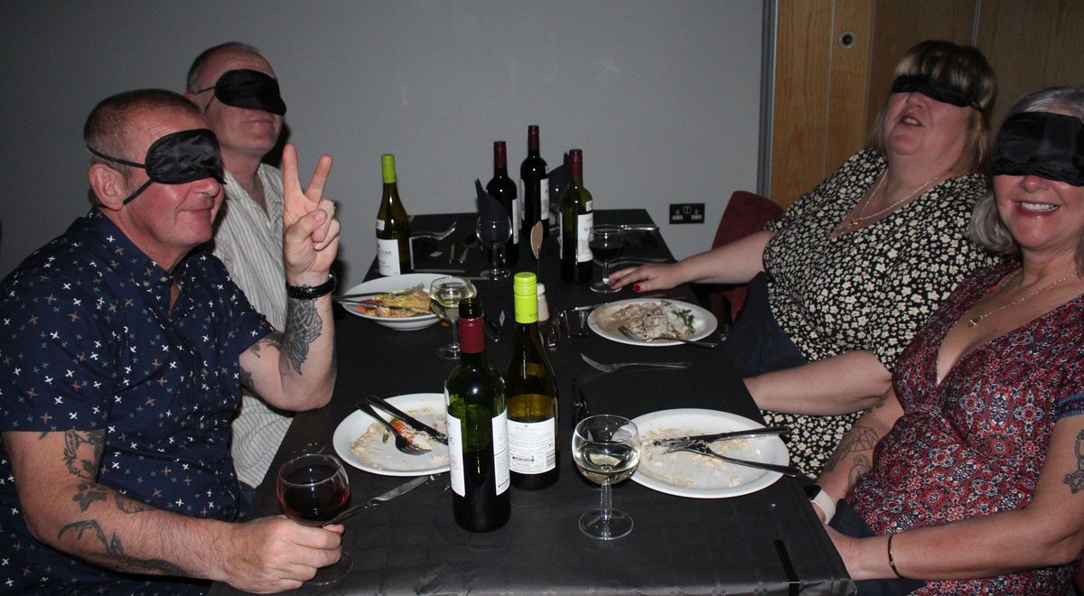 SightMattersIOM's tweet photo. What a night! 🖤 Dining in the Dark raised an amazing £4,686!

Huge thanks to @SimcocksIOM for sponsoring and to our volunteers for making it happen. And thanks to everyone who came and– esp. the rowdy MHK table! 😅

See you next year – in the dark. #SightMatters https://t.co/2xijWchmkW