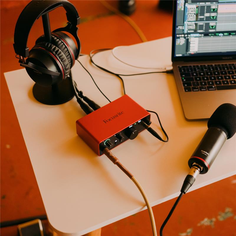 Focusrite are back at the One Voice Conference 2025!

The team will be there in person to
showcase the latest range of audio interfaces including the best selling Scarlett range and to answer any questions.

Alongside their best-selling audio interfaces, Focusrite will also be