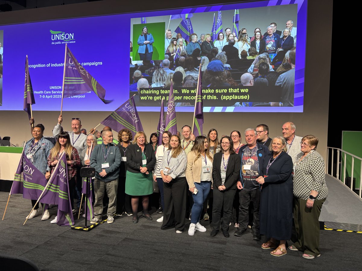 UNISON North West (@northwestunison) on Twitter photo Striking <a href="/NWASUnison/">NWAS UNISON</a> ICC educators and <a href="/GMMHUnison/">GMMH Unison Branch</a> Early Intervention team met with General Secretary, <a href="/cmcanea/">Christina McAnea</a>, and took a standing ovation from health conference with other health workers who have taken strike action this year đđ Striking <a href="/NWASUnison/">NWAS UNISON</a> ICC educators and <a href="/GMMHUnison/">GMMH Unison Branch</a> Early Intervention team met with General Secretary, <a href="/cmcanea/">Christina McAnea</a>, and took a standing ovation from health conference with other health workers who have taken strike action this year đđ